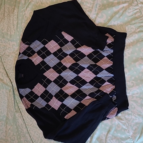 Brooks Brothers Other - Brooks Brothers Supima Cotton Argyle Sweater Yop V-neck Size Large